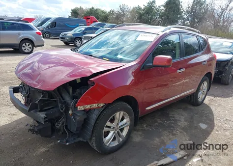 2013 Nissan Rogue Sv из США, поврежденный, VIN JN8AS5MV5DW658003